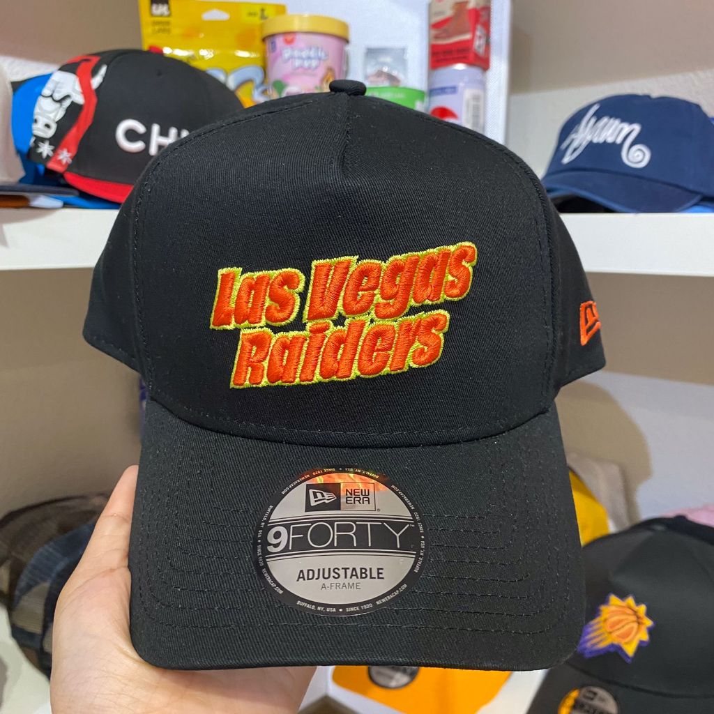 New Era	9Forty Las Vegas Raiders Script A-Frame OSFM