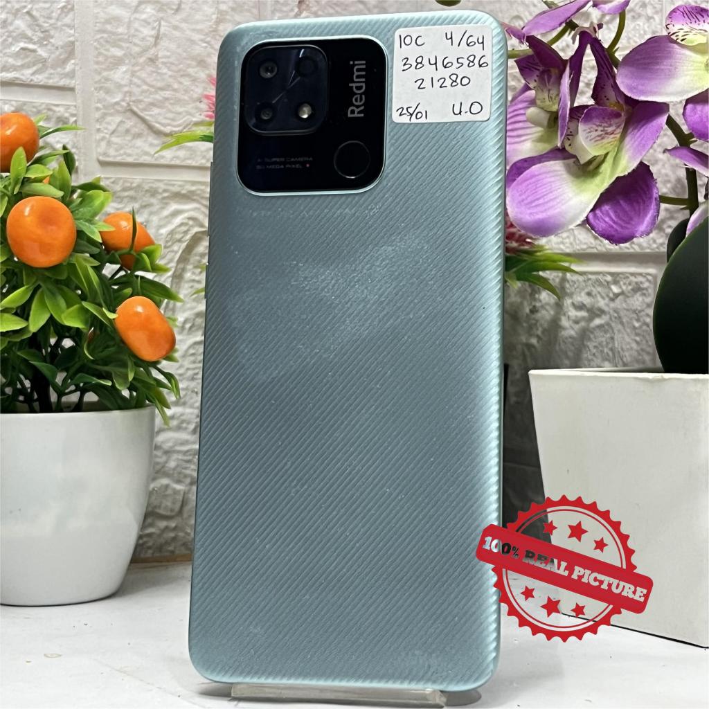 Xiaomi Redmi 10C 4/64GB Hijau Bekas Second Baca Deskripsi Iklan