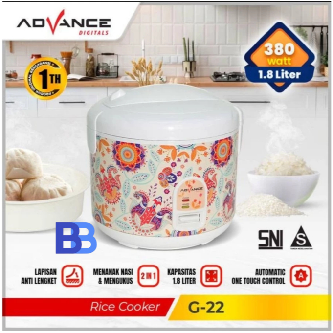 ADVANCE RICE COOKER 1,8 LITER MOTIF BATIK G 22