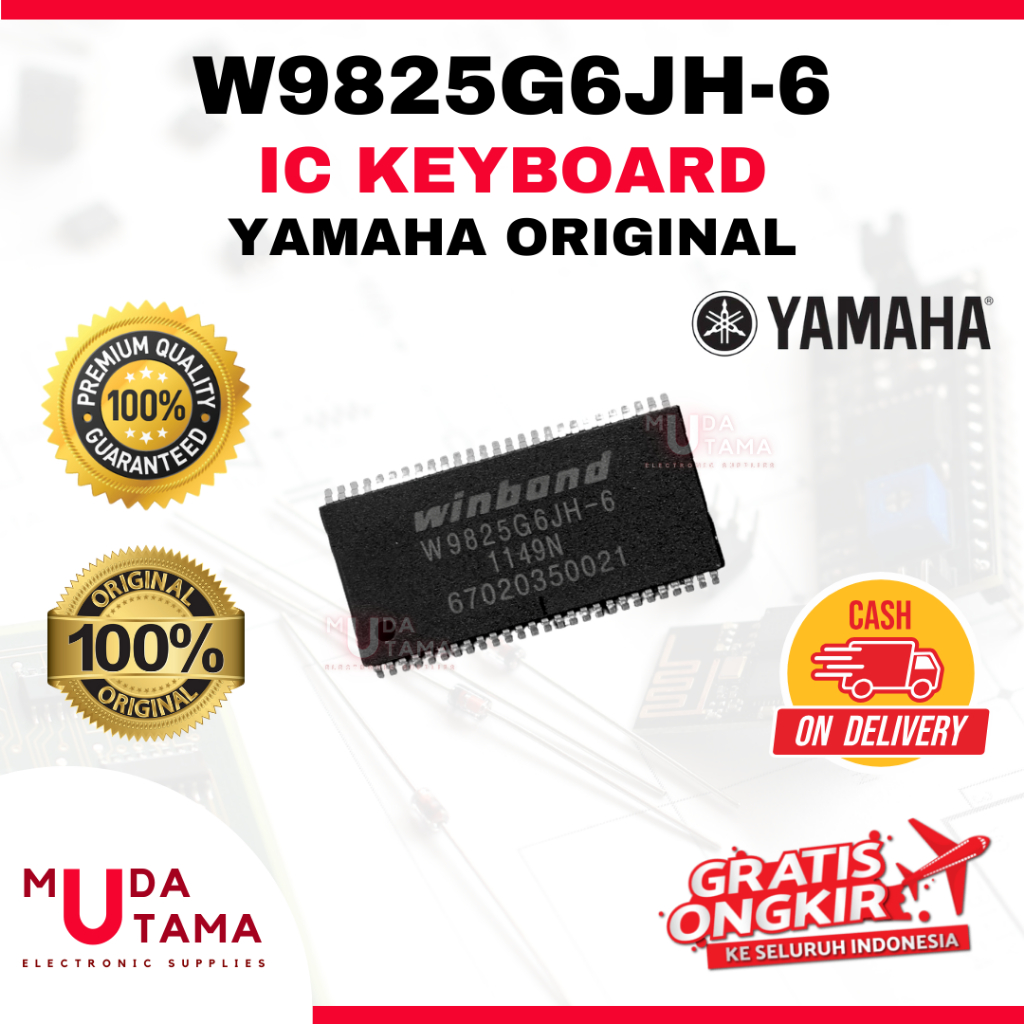 IC W9825G6JH-6 W9825G6JH W9825G6 Keyboard YAMAHA - W9825G6JH-6 YAMAHA W9825G6JH YAMAHA W9825G6 YAMAH
