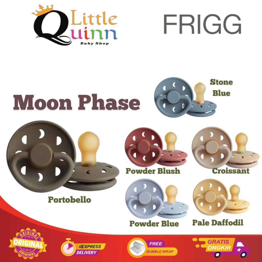 Frigg MOON Phase Natural Rubber Pacifier - Empeng Frigg