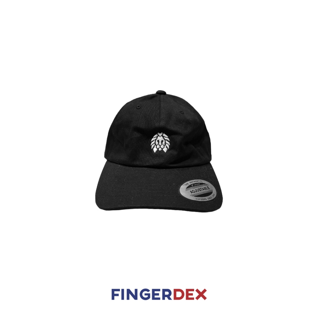 Rastaclat Hat : Dad Cap Lion - Black