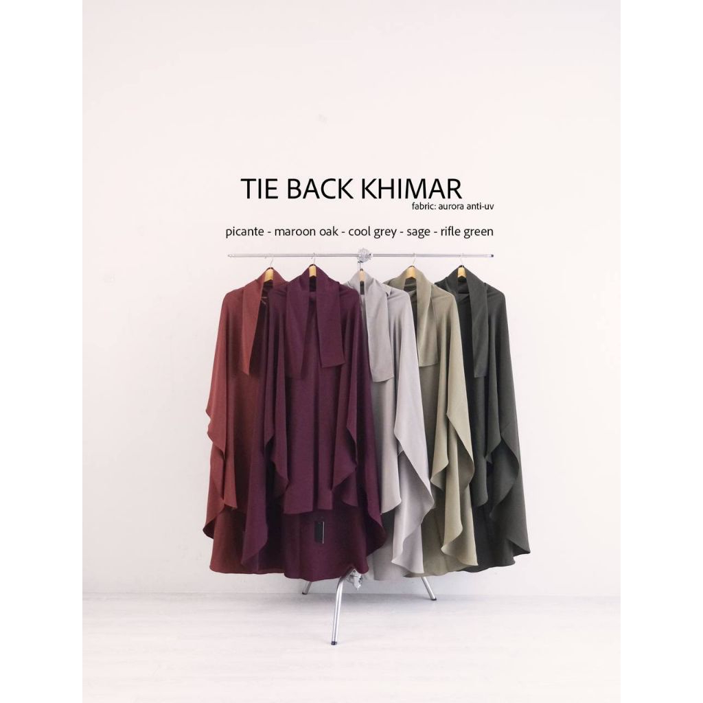 Khimar by Sidra | Matt : Mina Anti UV | FK | Non Pad | Tie Back/Khiban | Shayla/Pastan