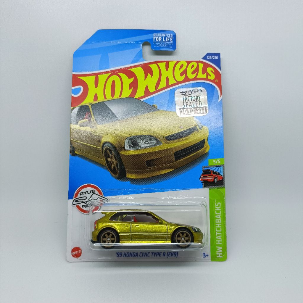Hot Wheels Honda Civic Type R EK9 Super Treasure Hunt STH Factory Sealed 2022 Free Protector