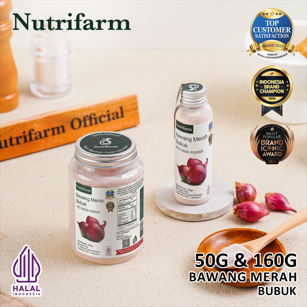Nutrifarm Bawang Merah Bubuk 50g 160g