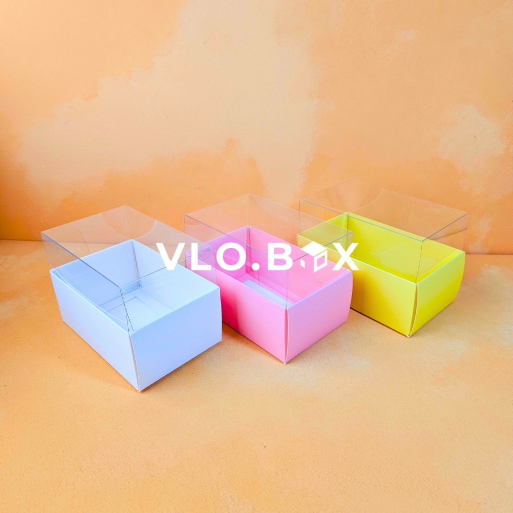 Kotak kue mika ala korea 14 cm | korean paper cake cute | swiss roll cake box