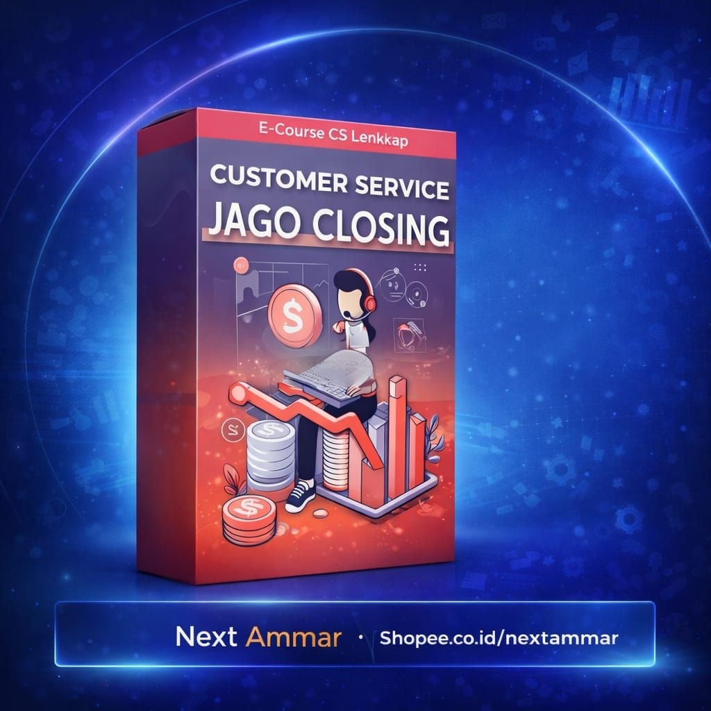 ( Lifetime Access ) KELAS CS JAGO CLOSING - Ecourse Customer Service Banyak Closingan Penjualan Tuto
