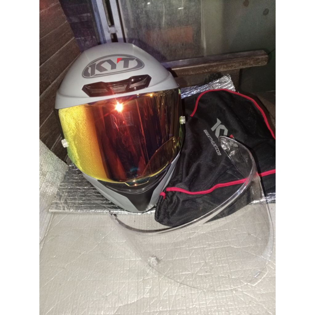 Helm KYT TTC Grey Doff