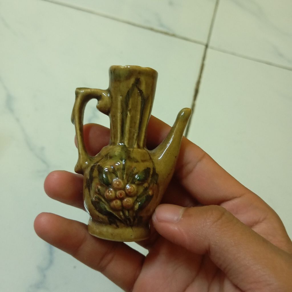 Patung Teko Kramik Jadul Antik Vintage