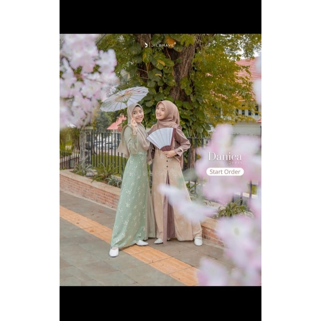 DANICA dress PRELOVED_JILBRAVE //Dress Kekinian Ala Jepang