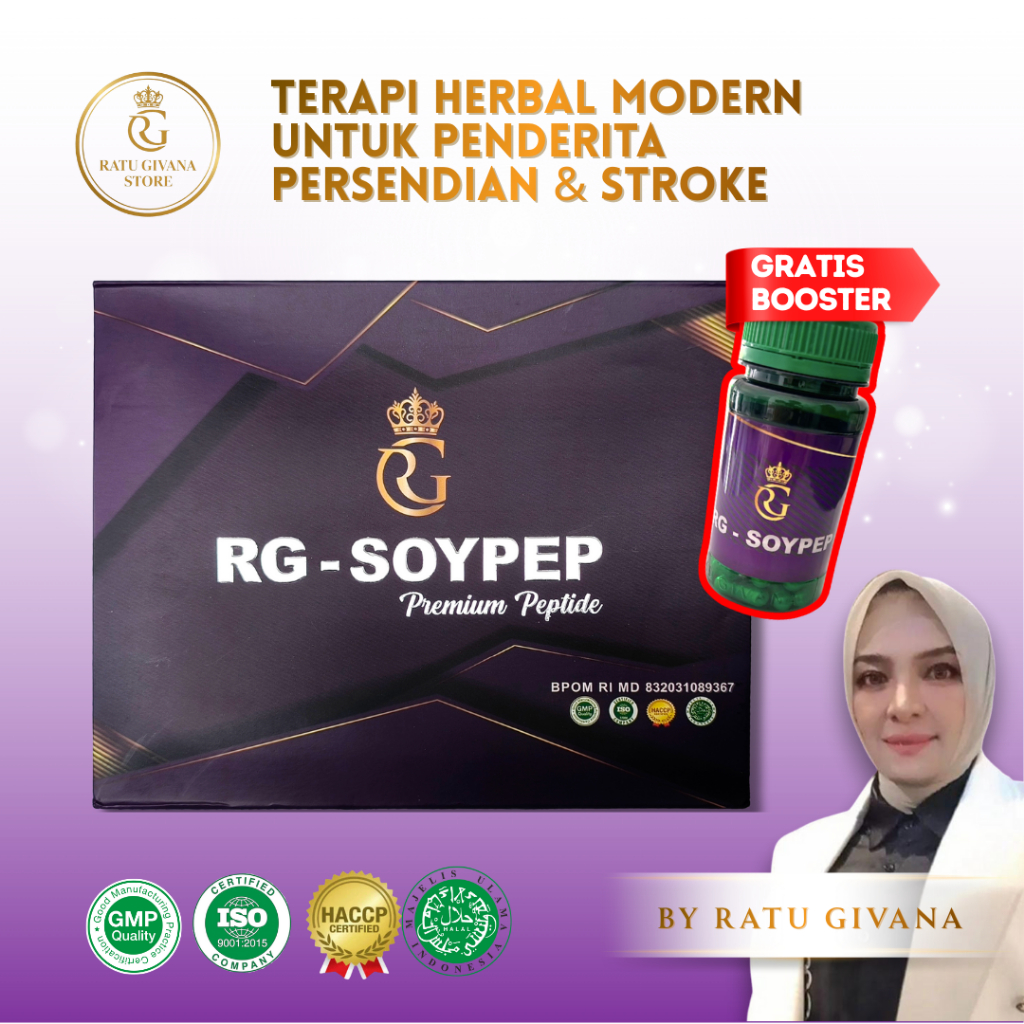 RG SOYPEP - GRATIS BOOSTER - ANDALAN ANDA UNTUK PERSENDIAN, PERSYARAFAN dan STROKE