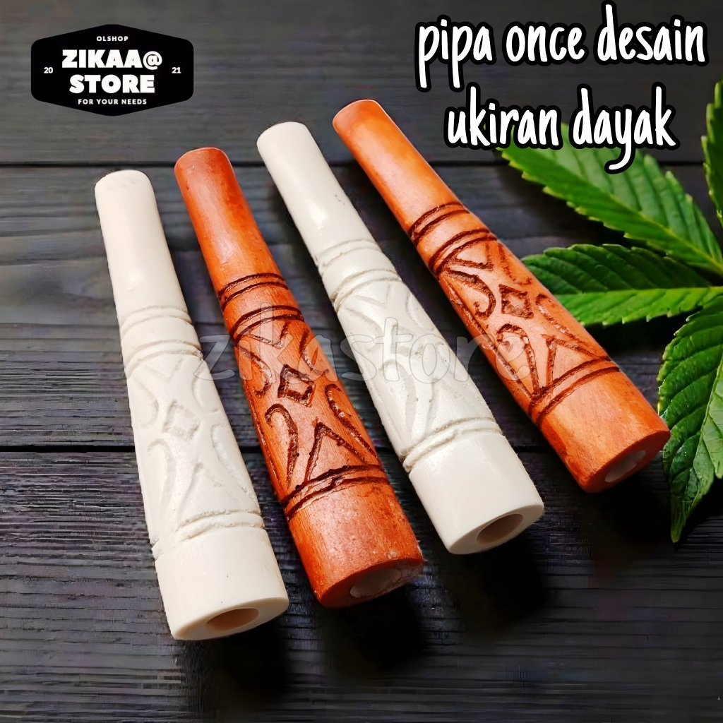 once pipa padud cangklong model ukiran dayak unik