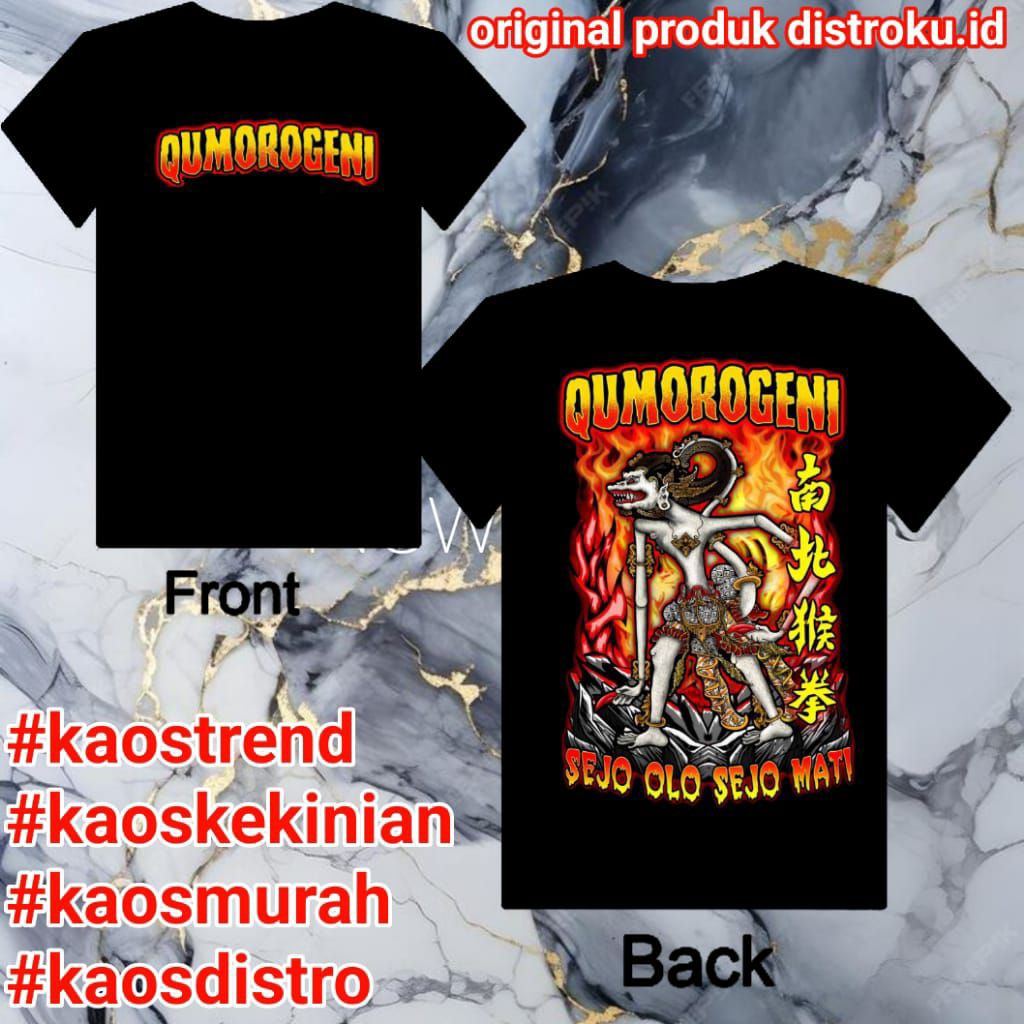 PROMO | Kaos QUMORO geni IKSPI Kera Sakti Distro Pria Wanita Kaos Kera Sakti Murah