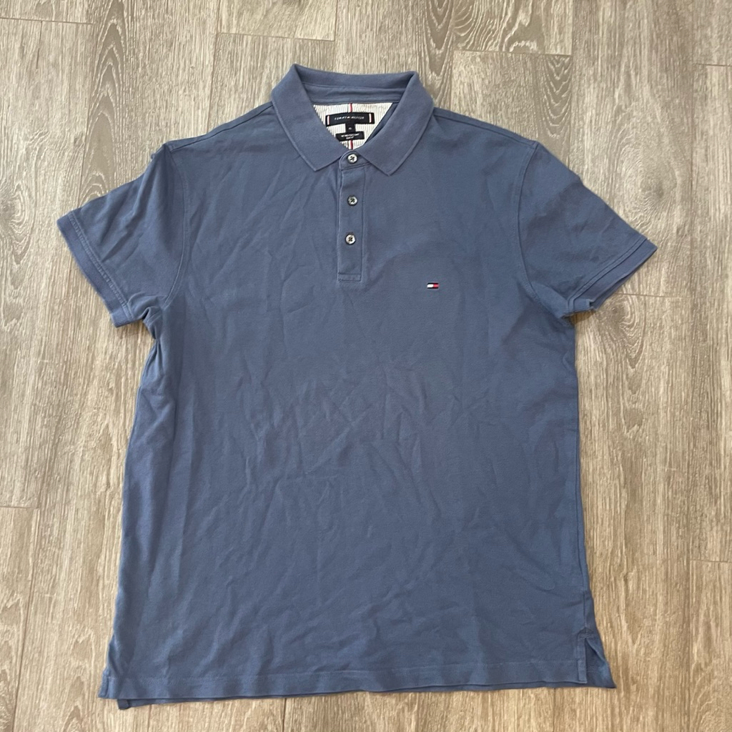 PRELOVED POLO SHIRT TOMMY HILFIGER BLUE