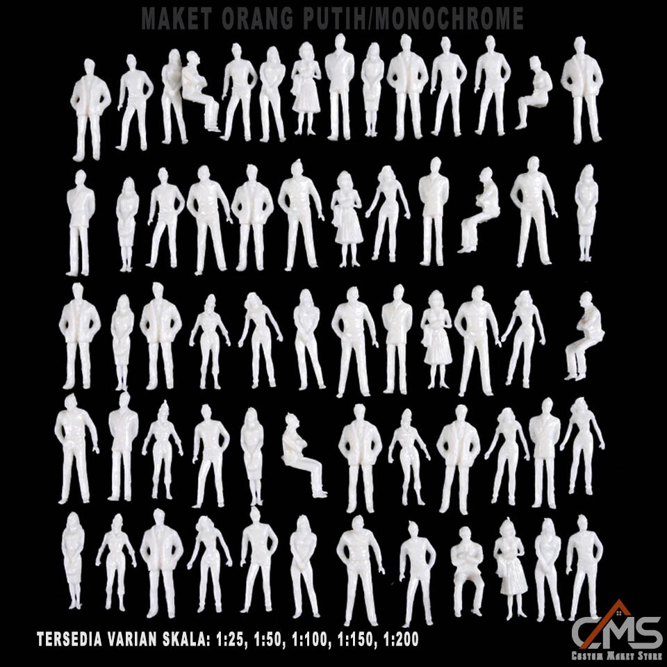 MAKET ORANG PUTIH / MINIATUR ORANG PUTIH