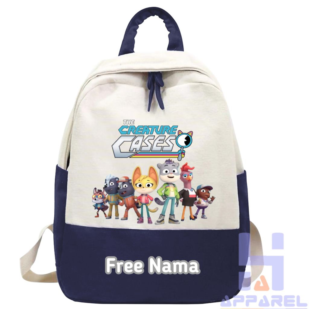 TAS RANSEL ANAK KARAKTER THE CREATURE CASES FREE NAMA