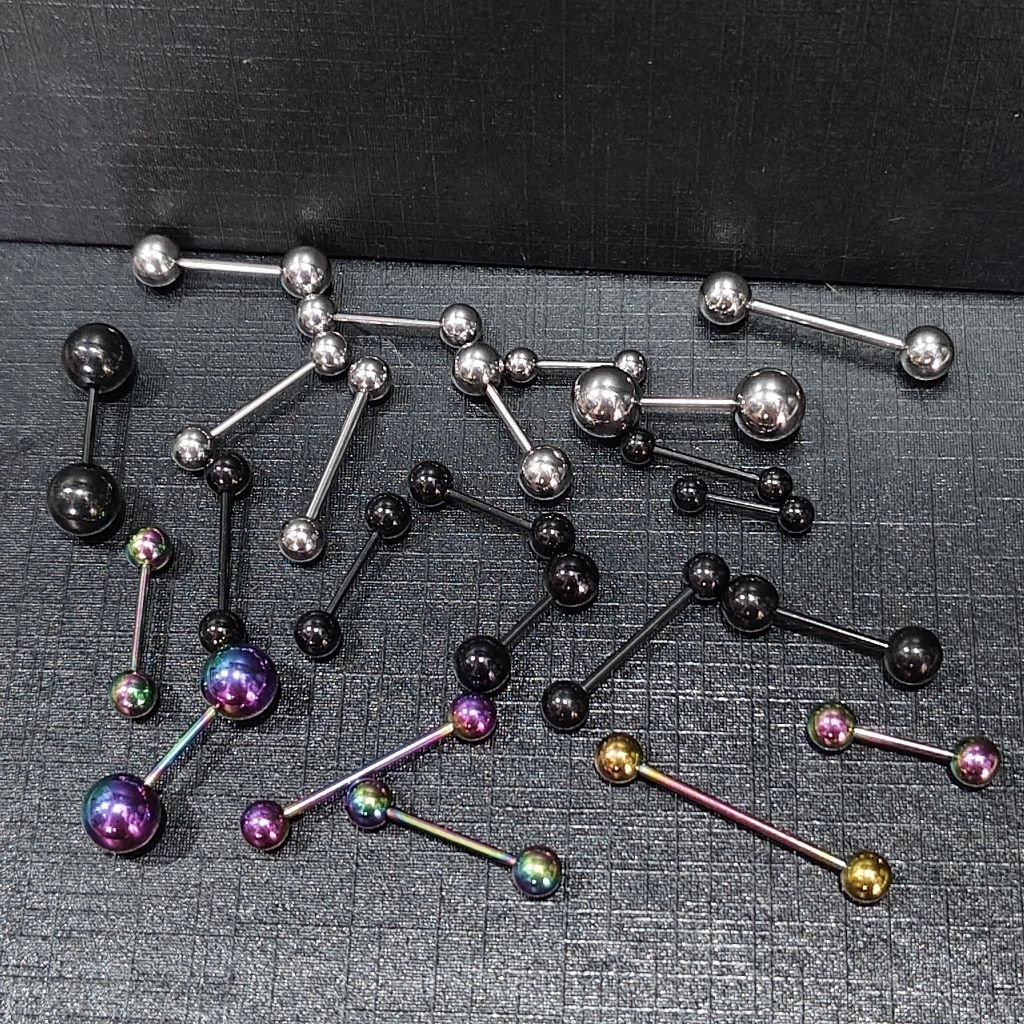 ANTING BARBEL TELINGA TITANIUM / TINDIK TELINGA LIDAH PIERCING TITANIUM / BARBEL TITANIUM