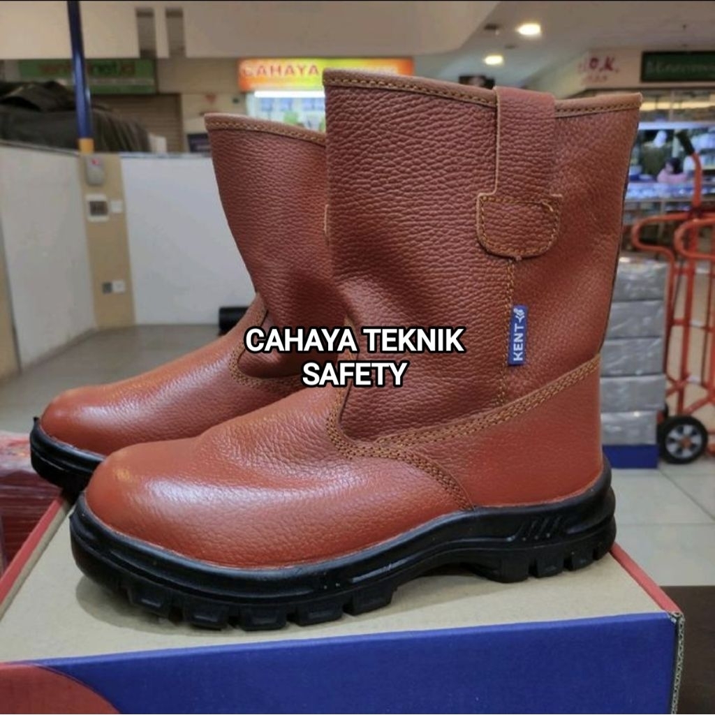 Sepatu Safety Boost  KENT BORNEO Terbaru / Sepatu Safety Proyek Kent Borneo Original / Sepatu Safety