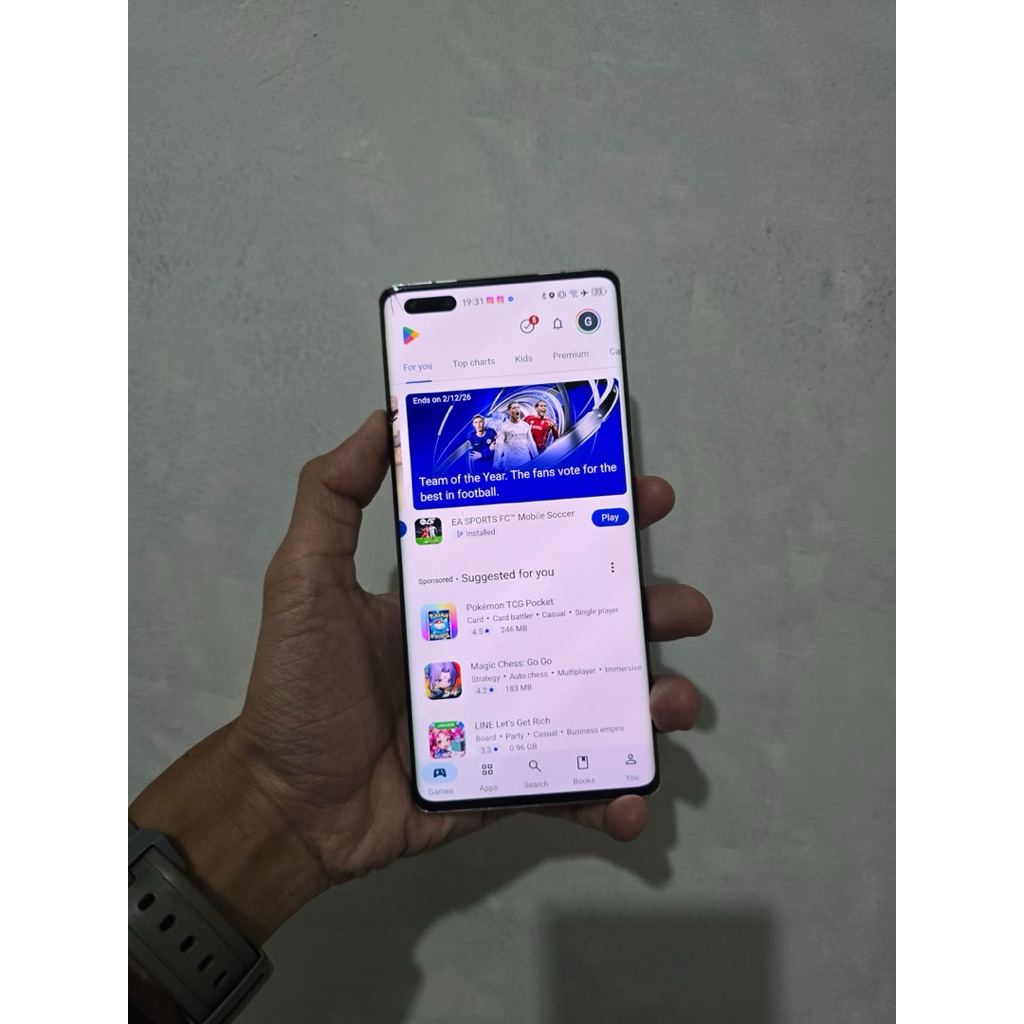 Huawei Mate 40 Pro 8/256gb Minus Retak Kaca