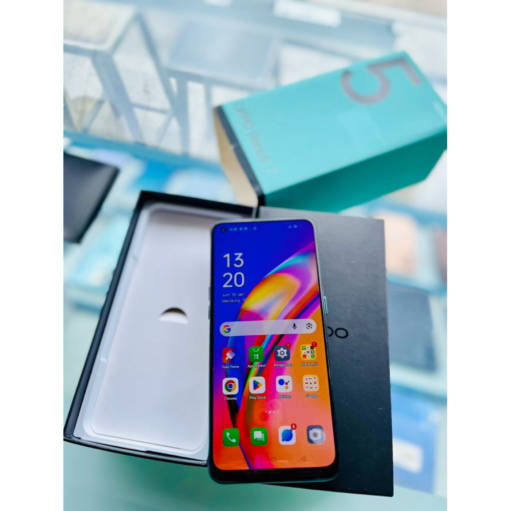 Oppo reno 5f 8/128 Lengkap Second Seken Sekon Murah Ori