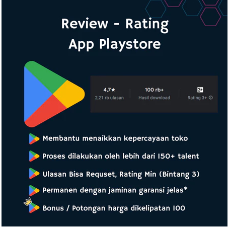Jasa Review Aplikasi | Jasa Download Aplikasi | Jasa Ulasan Aplikasi Playstore