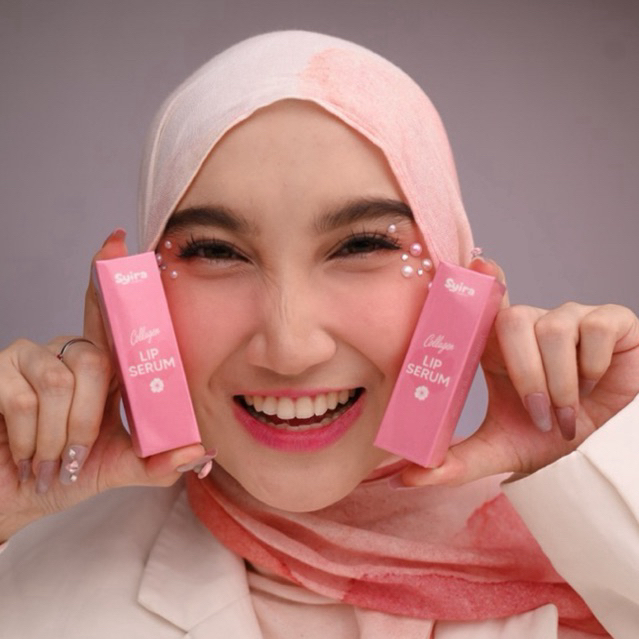 [Bundling 2 ] Syira Collagen LipCare Serum by Adira Sahara [2pcs]- Brightening LipCare serum with Co