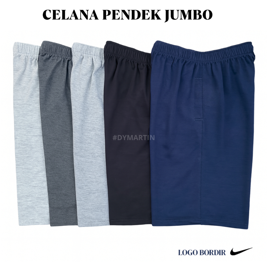Celana Pendek Kolor Pria Extra Jumbo Santai Polos Kolor Cowok Kaos Baby Terry