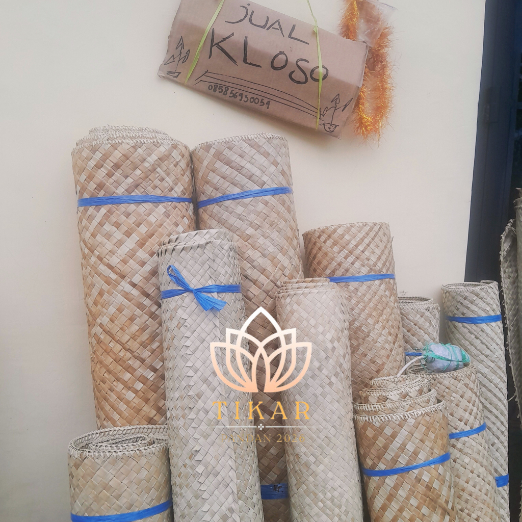 Tikar Pandan Rangkap dan Tebal Ukuran 80x160cm Tikar Tahan Lama Harga Murah Meria