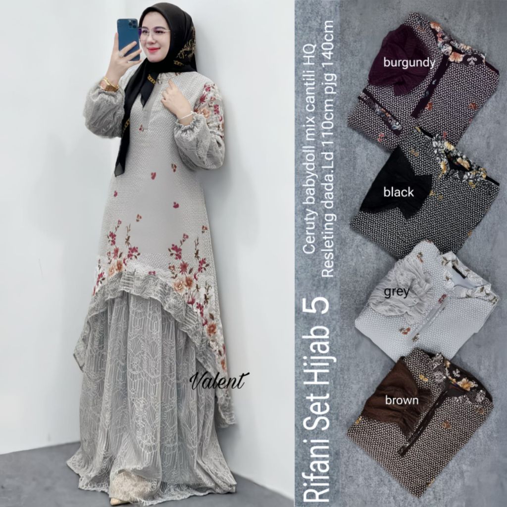RIFANI SET HIJAB #5 VALENT 30