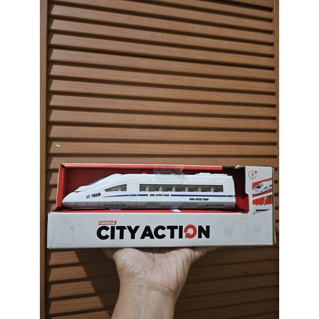 SALE DEFECT KOTOR Mainan City Action Kereta Cepat High Speed Train Murah Keren