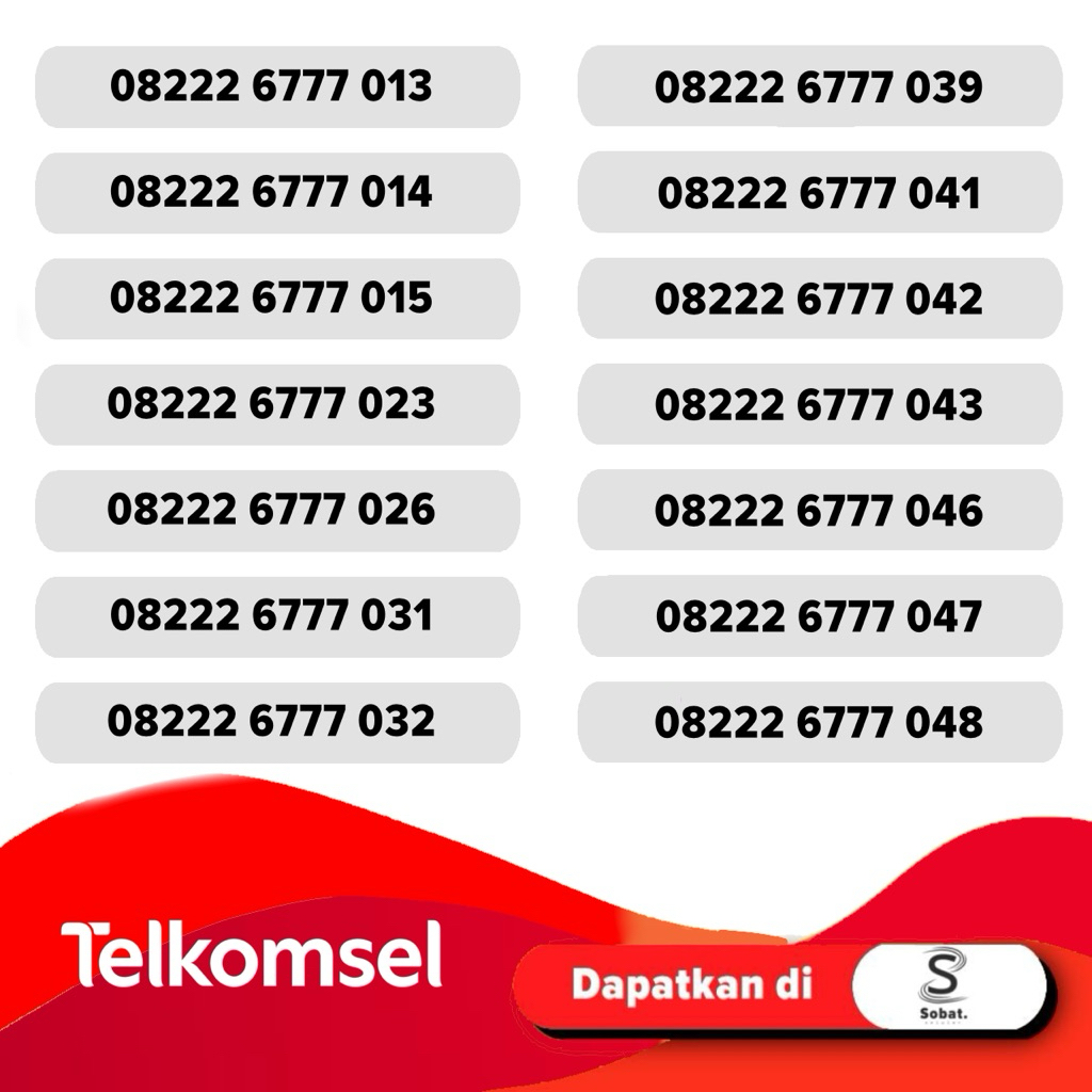 Kartu Perdana Nomor Cantik Telkomsel Triple