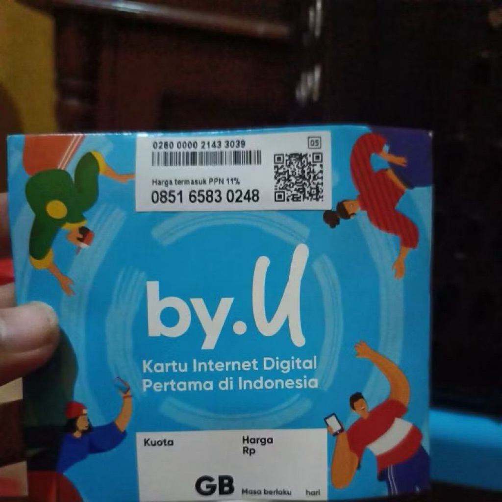 perdana byu sms only siap pakai