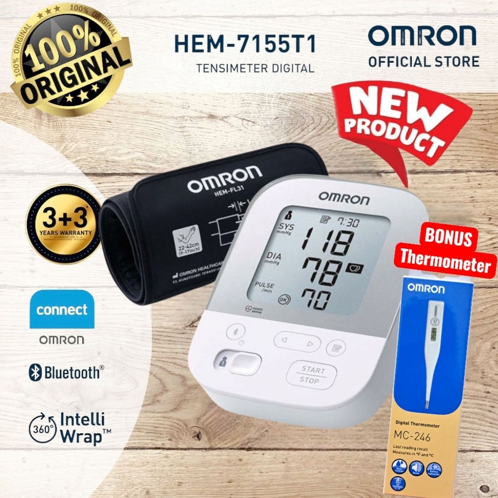 OMRON Tensimeter Digital Omron HEM-7155T - Manset Jumbo