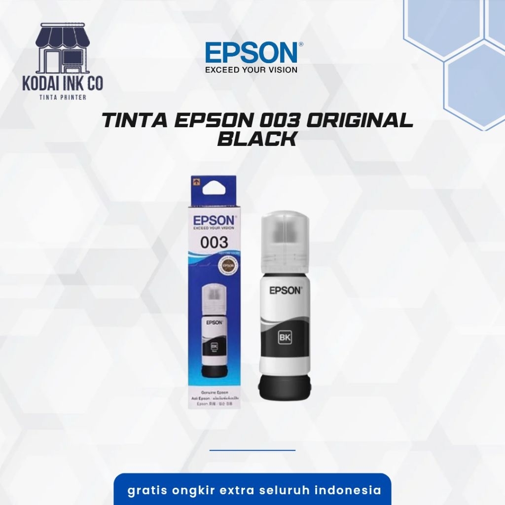 TINTA EPSON 003 HITAM ORIGINAL