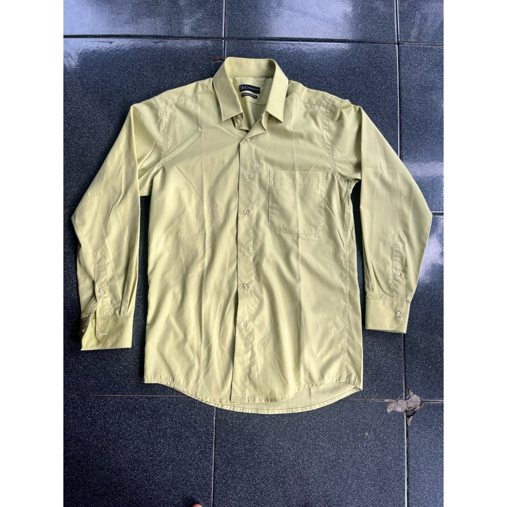 Kemeja Kantor Hijau Sierra Morena