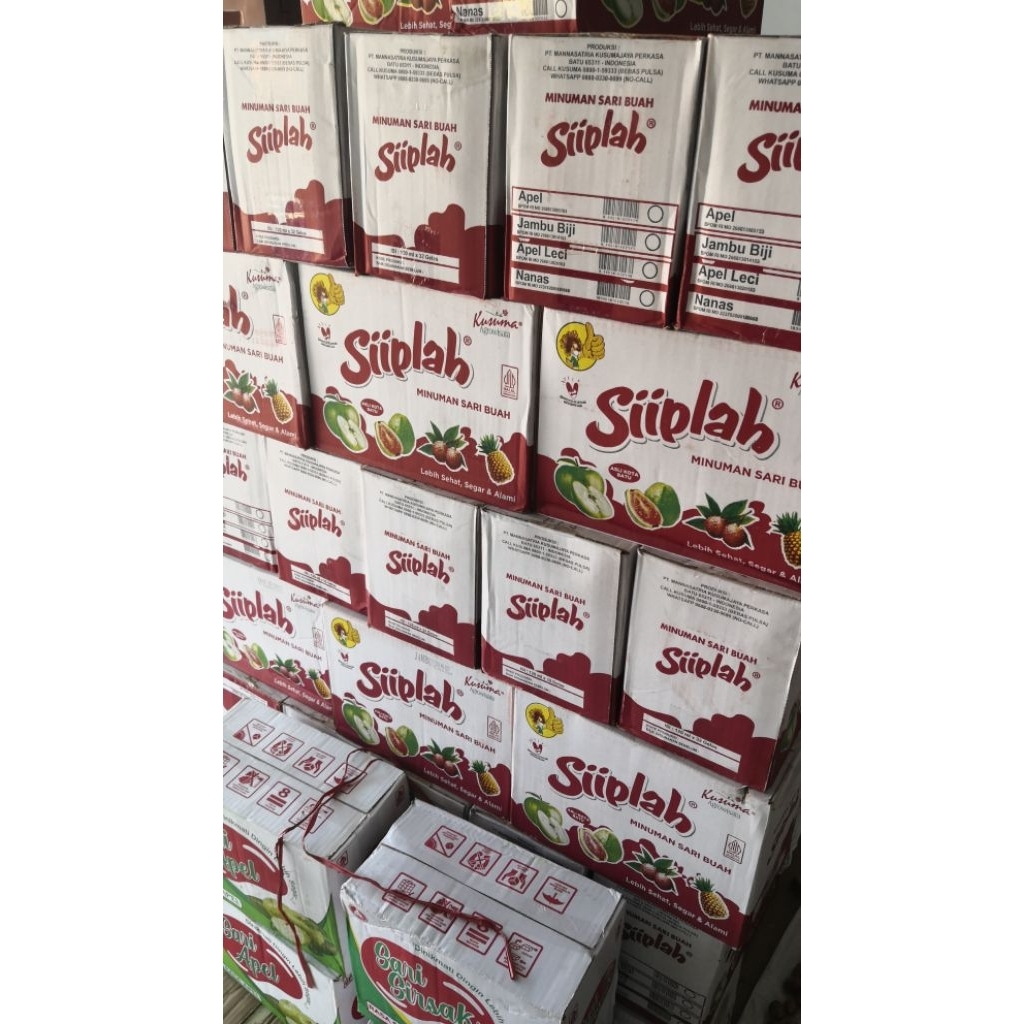 Siiplah minuman rasa buah 1 dus isi 32