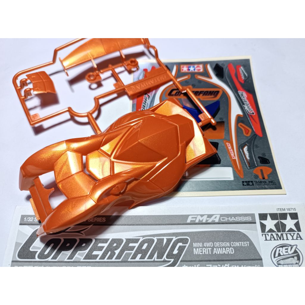 Body decal copperfang fma chassis tamiya