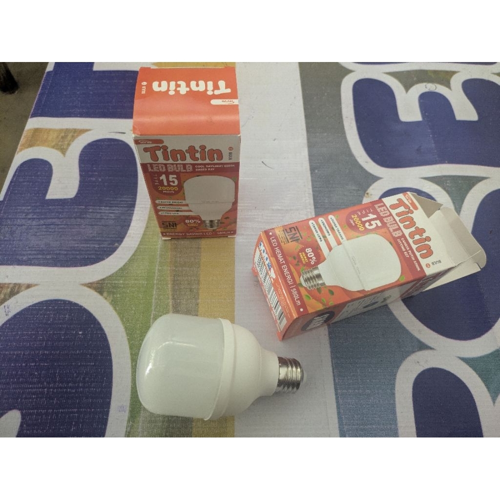 lampu LED tintin 15 watt