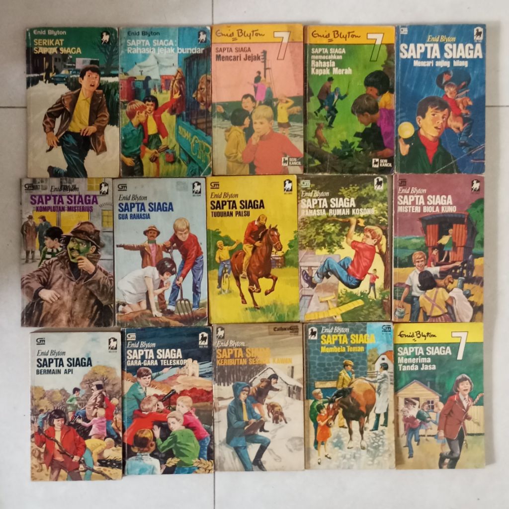 Paket Seri Sapta Siaga - Enid Blyton - children book