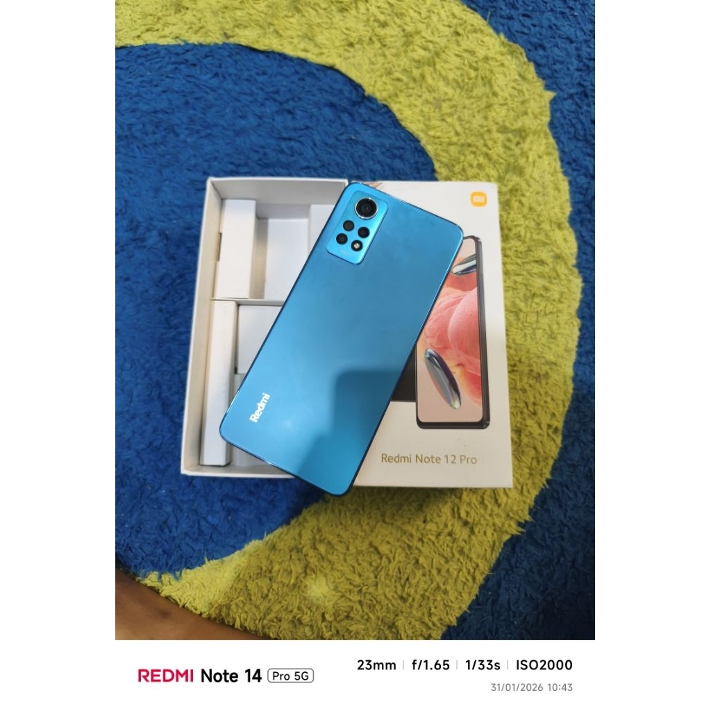 Redmi Note 12 Pro 4G - Minus cuma CPU UFS mati , yg lain aman original