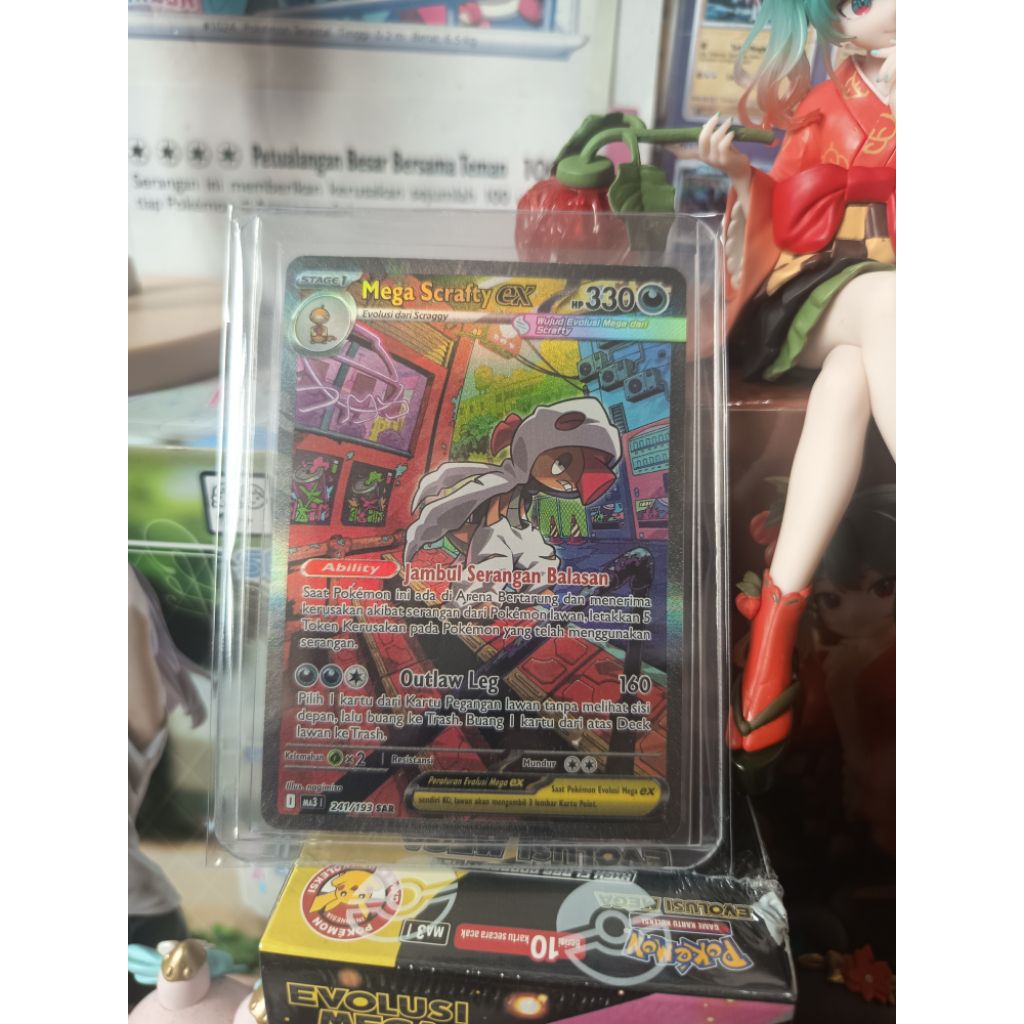 Mega Scrafty ex 241/193 SAR - Set Evolusi Mega : Impian ex - Pokemon TCG Indonesia