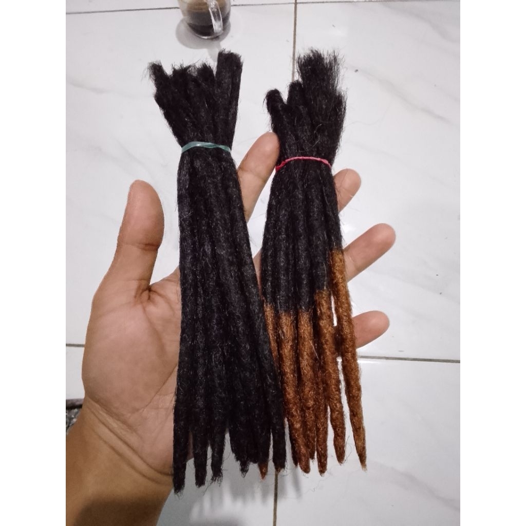 Rambut Gimbal Mini 20 Cm. Rambut Sambung Sintetis.