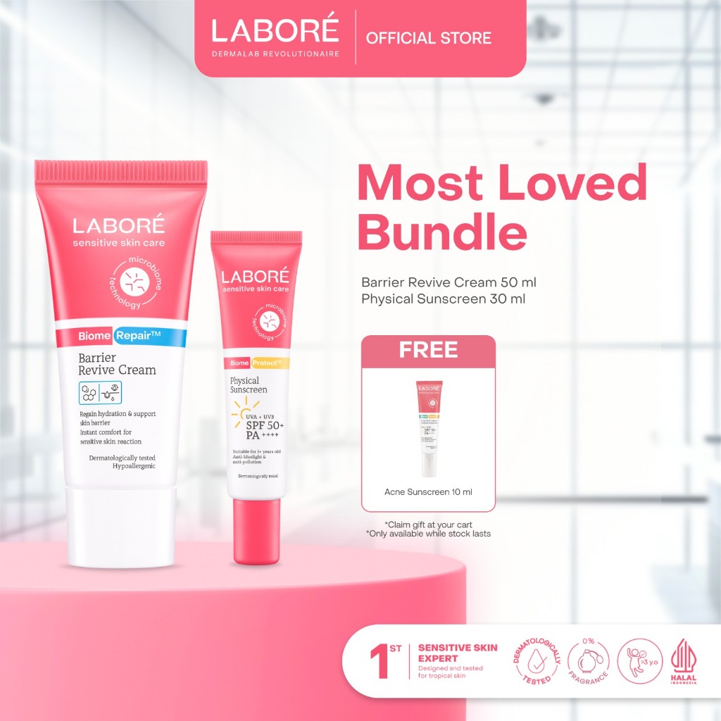 LABORÉ Dermalab Revolutionaire Most Loved Bundle For Normal and Sensitive Skin (Reguler Big-Size) - 