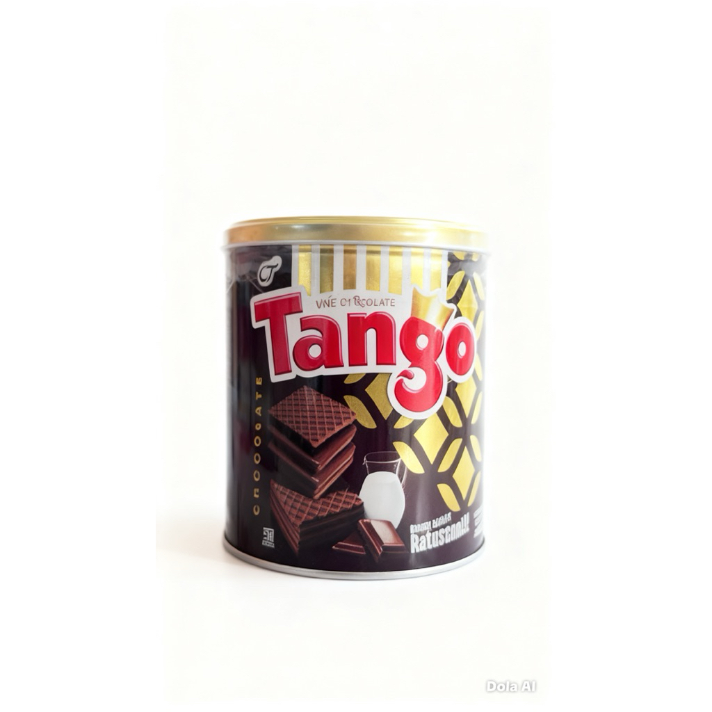 Tango Wafer Kaleng Rasa Coklat Vanila Original | Bisa Ecer Per Pcs / Grosir CTN Isi 6 | Cemilan Kale