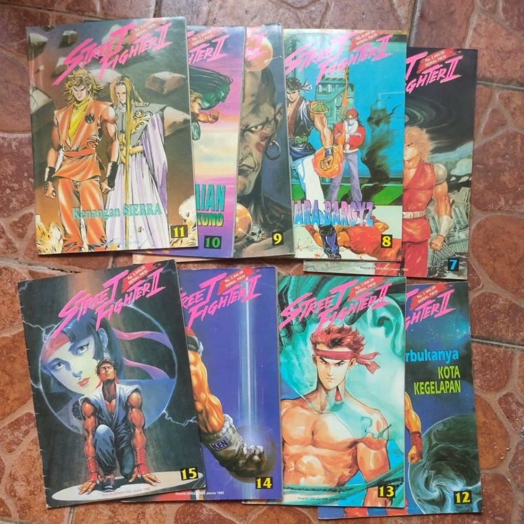 KOMIK SERIAL FIKSI " STREET FIGHTER II " NOMOR : 1 - 15