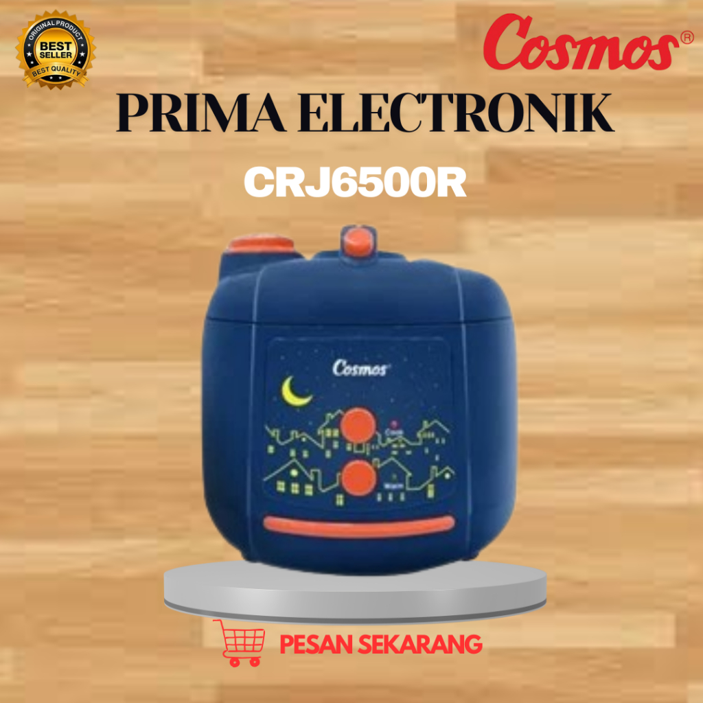 COSMOS RICE COOKER NON STICK CRJ6500R 2L/CRJ-6500R/CRJ 6500R/CRJ6500R/ANTI LENGKET/100% ORIGINAL