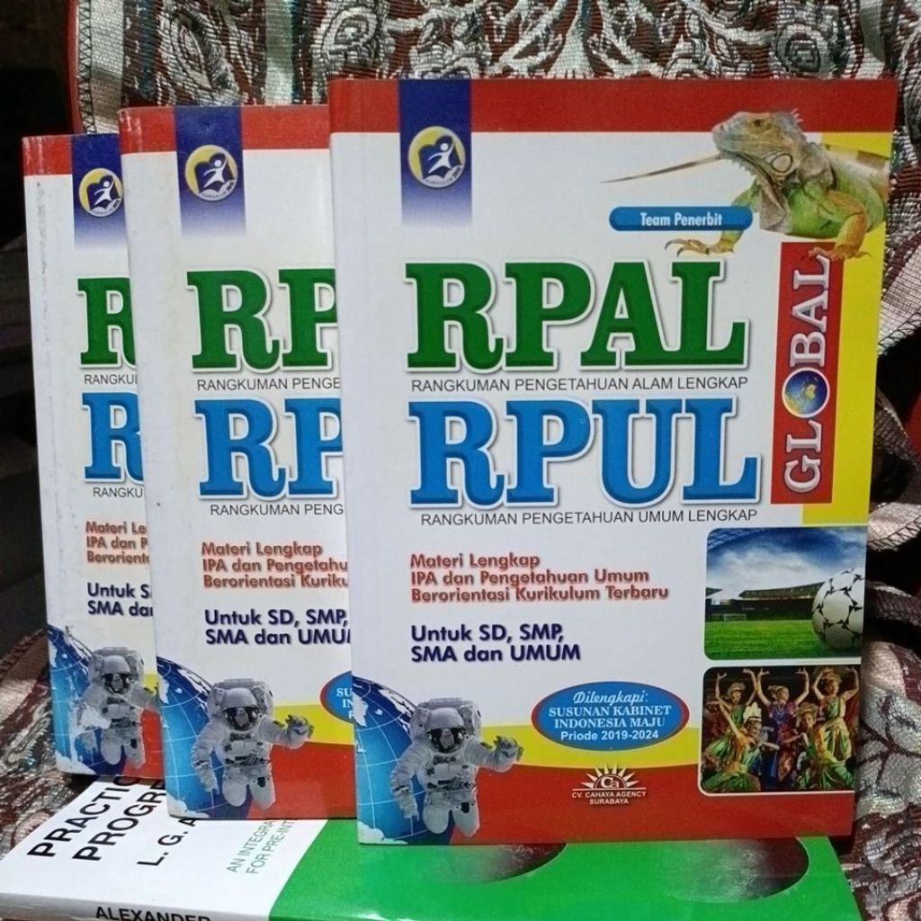 buku RPAL RPUL GLOBAL Indonesia- Dunia untuk SD,SMP,SMA, DAN UMUM