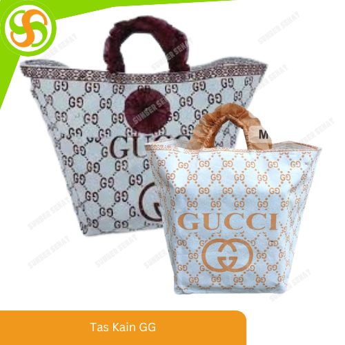 Tas Hajatan GUCI Goodie Bag Kain Kantong Polos Ukur 18 x18