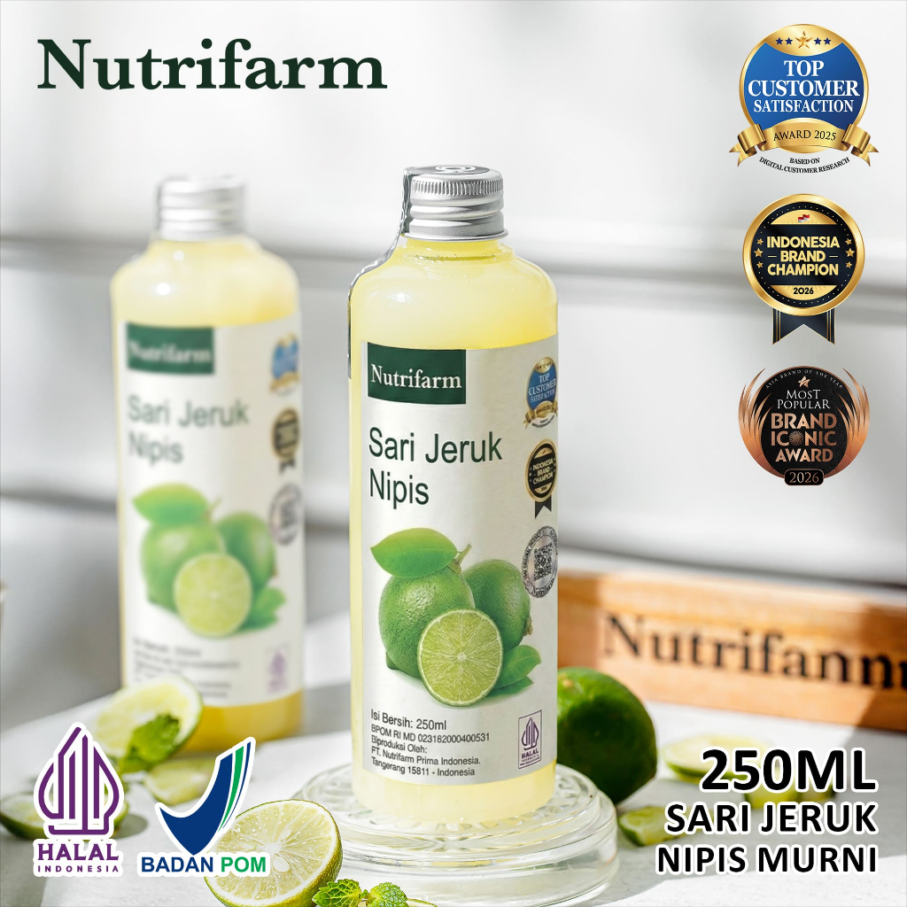 SARI JERUK NIPIS 250ML MURNI NIPIS LEMON PERAS LEMON DIET
