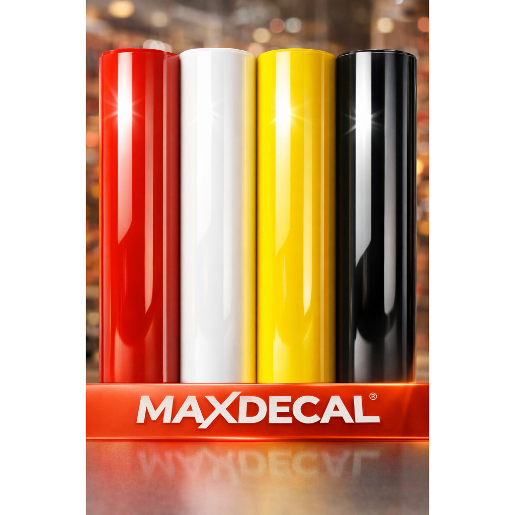 Sticker Skotlet Motor Polos Glossy / Kilap Maxdecal 7500 Series